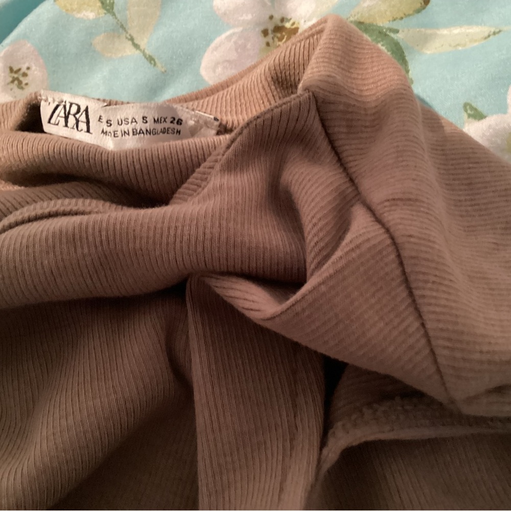 Sleeveless Brown Top Zara - Picture 4 of 4